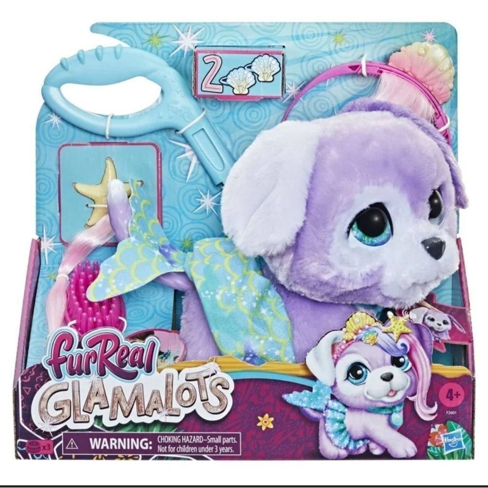 FURREAL GLAMALOTS MERMAID PUPPY INTERACTIVE WALKING TOY